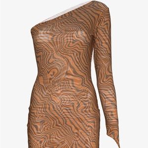 Maisie Wilen One Sleeve Dress